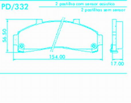 JG PASTILHA FREIO RANGER 97/ AUTO PEÇAS XAVIER 24 HORAS 