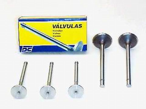 Válvulas de Escape Fusca / Kombi / Brasíla / Gol / Variant / Refrigerados a AR 1.6 a partir de 1984 Álcool Gasolina a partir de 1984 AUTO PEÇAS XAVIER 24 HORAS 